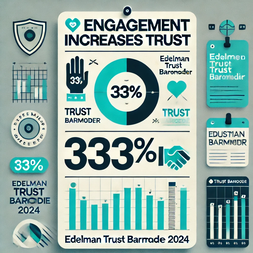 Engagement can increase trust by 33%