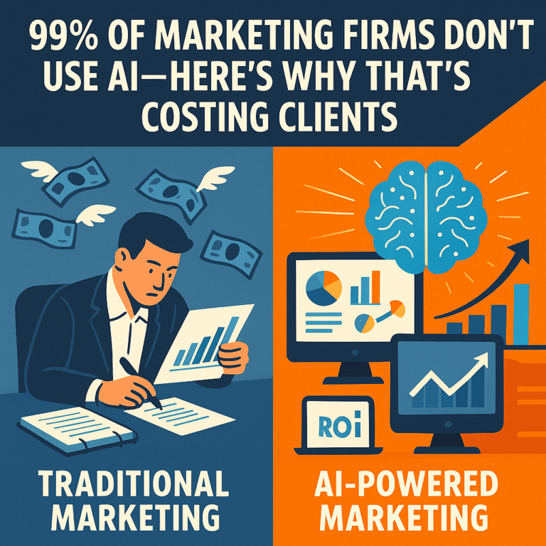 99% of Marketing Firms Don’t Use AI—And That’s Why Their Clients Struggle