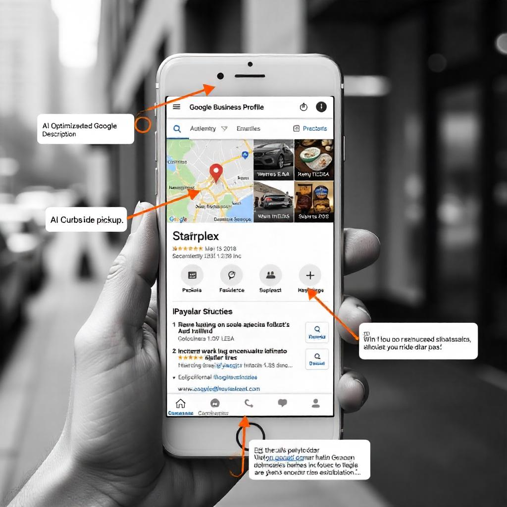 A realistic mockup of a Google Business Profile A realistic mockup of a Google Business Profile