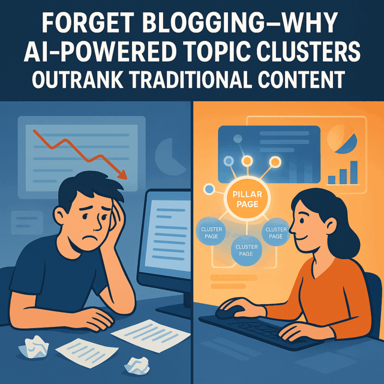 Forget Blogging—Why AI-Powered Topic Clusters Outrank Traditional Content Strategies