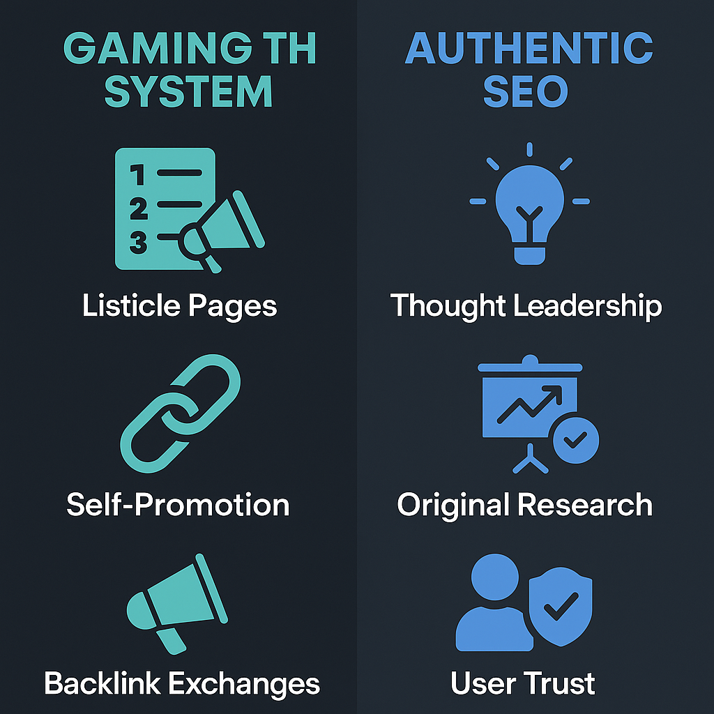 SEO Strategy Showdown- Gaming the System vs. Authentic SEO