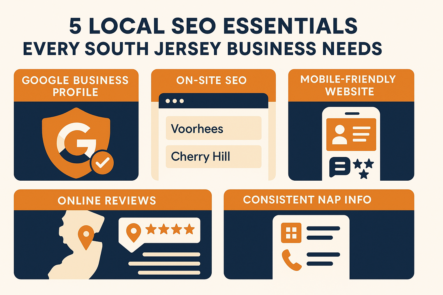 When you are feeling lost with SEO, do the five following things: updated your GBP, add locations, get reviews, consistent NAP info, and get mobile-friendly