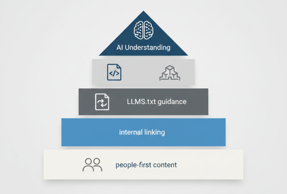How to Implement LLMs.txt + Structured Data (High-Level)